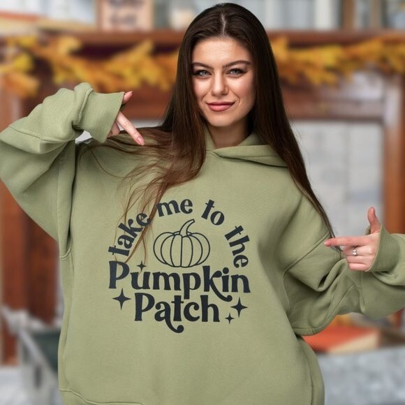 NWOT - FALL - Take me to the Pumpkin Patch Tshirt - Picture 2 of 2